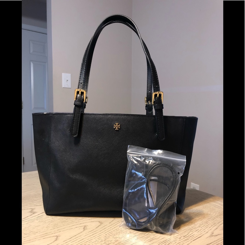 Tory Burch Small Saffiano Leather Tote